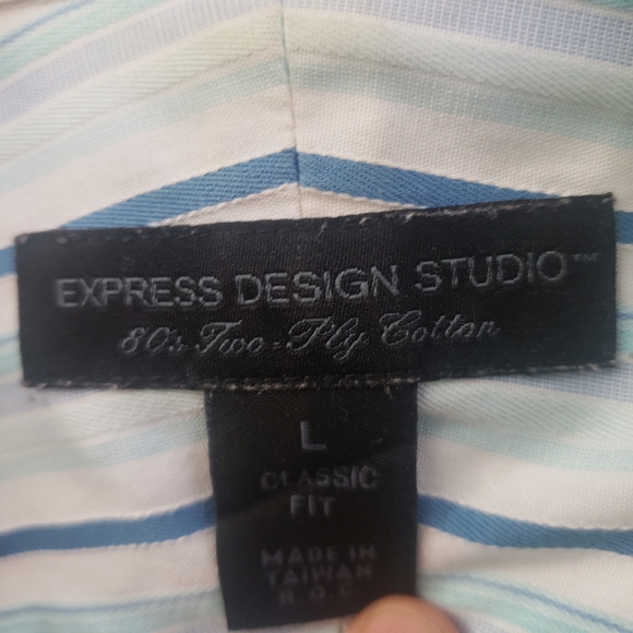 Large Express Design Studio button down stripe - Picture 7 of 11